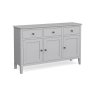 Stowe Painted Grey Large 3 Door Sideboard