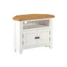 Cotswold White Corner TV Stand