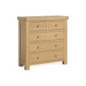 Normandy Chunky Country Oak 2 Over 3 Chest of Drawers Normandy Chunky Country Oak 2 Over 3 Chest of Drawers