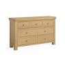 Normandy Chunky Country Oak 3 Over 4 Chest of Drawers