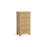 Normandy Chunky Country Oak Tallboy Chest of Drawers