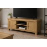 Normandy Chunky Country Oak 140cm TV Unit Normandy Chunky Country Oak 140cm TV Unit