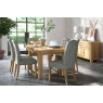 Normandy Chunky Country Oak Small Extending Dining Table
