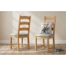 Normandy Chunky Country Oak Ladder Dining Chair (Pair) Normandy Chunky Country Oak Ladder Dining Chair (Pair)