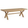 Normandy Chunky Country Oak Cross-Leg Extending Dining Table Normandy Chunky Country Oak Cross-Leg Extending Dining Table