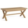 Normandy Chunky Country Oak Cross-Leg Extending Dining Table Normandy Chunky Country Oak Cross-Leg Extending Dining Table