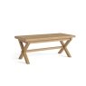 Normandy Chunky Country Oak Cross-Leg Extending Dining Table Normandy Chunky Country Oak Cross-Leg Extending Dining Table