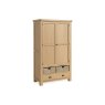 Normandy Chunky Country Oak Larder Unit Normandy Chunky Country Oak Larder Unit