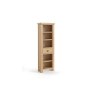 Normandy Chunky Country Oak Slim Bookcase Normandy Chunky Country Oak Slim Bookcase