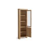 Normandy Chunky Country Oak Corner Display Cabinet Normandy Chunky Country Oak Corner Display Cabinet