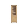 Normandy Chunky Country Oak Corner Display Cabinet Normandy Chunky Country Oak Corner Display Cabinet
