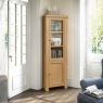 Normandy Chunky Country Oak Corner Display Cabinet Normandy Chunky Country Oak Corner Display Cabinet