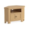 Normandy Chunky Country Oak Corner TV Unit Normandy Chunky Country Oak Corner TV Unit
