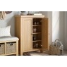 Normandy Chunky Country Oak Shoe Storage Cabinet