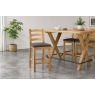 Normandy Chunky Country Oak Bar Stool Normandy Chunky Country Oak Bar Stool