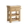 Normandy Chunky Country Oak Small Kitchen Island Unit Normandy Chunky Country Oak Small Kitchen Island Unit