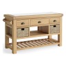 Normandy Chunky Country Oak Large Kitchen Island Unit Normandy Chunky Country Oak Large Kitchen Island Unit