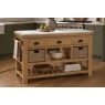 Normandy Chunky Country Oak Large Kitchen Island Unit