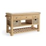 Normandy Chunky Country Oak Large Kitchen Island Unit Normandy Chunky Country Oak Large Kitchen Island Unit