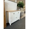 Ex-Display Redruth - London Painted Oak White Small Sideboard