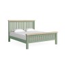 Salcombe Painted Oak Sage Green Bed Frame Salcombe Painted Oak Sage Green Bed Frame