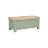Salcombe Painted Oak Sage Green Blanket Box Salcombe Painted Oak Sage Green Blanket Box