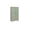 Salcombe Painted Oak Sage Green Gents Wardrobe Salcombe Painted Oak Sage Green Gents Wardrobe