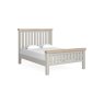 Salcombe Painted Oak Stone Grey Bed Frame Salcombe Painted Oak Stone Grey Bed Frame