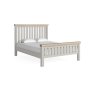 Salcombe Painted Oak Stone Grey Bed Frame Salcombe Painted Oak Stone Grey Bed Frame