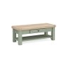 Salcombe Painted Oak Sage Green Coffee Table