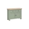 Salcombe Painted Oak Sage Green Small Sideboard