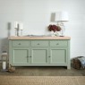 Salcombe Painted Oak Sage Green Large Sideboard Salcombe Painted Oak Sage Green Large Sideboard