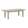 Salcombe Painted Oak Sage Green Large Extending Dining Table Salcombe Painted Oak Sage Green Large Extending Dining Table