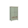 Salcombe Painted Oak Sage Green Larder Unit Salcombe Painted Oak Sage Green Larder Unit
