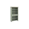 Salcombe Painted Oak Sage Green Large Bookcase