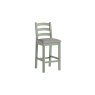 Salcombe Painted Oak Sage Green Bar Stool Salcombe Painted Oak Sage Green Bar Stool