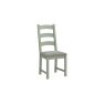 Salcombe Painted Oak Sage Green Ladder Dining Chair Salcombe Painted Oak Sage Green Ladder Dining Chair