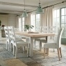 Salcombe Painted Oak Stone Grey Large Extending Dining Table Salcombe Painted Oak Stone Grey Large Extending Dining Table