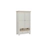 Salcombe Painted Oak Stone Grey Larder Unit