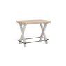 Salcombe Painted Oak Stone Grey Bar Table