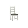 Salcombe Painted Oak Stone Grey Ladder Dining Chair Salcombe Painted Oak Stone Grey Ladder Dining Chair