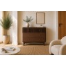 Soho Brown Oak Slatted 3 Drawer Chest of Drawers Soho Brown Oak Slatted 3 Drawer Chest of Drawers