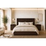 Soho Brown Oak Slatted Bed Frame
