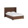 Soho Brown Oak Slatted Bed Frame