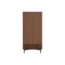 Soho Brown Oak Slatted Gents Wardrobe Soho Brown Oak Slatted Gents Wardrobe