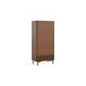 Soho Brown Oak Slatted Gents Wardrobe