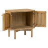Soho Natural Oak Slatted Bedside Table Soho Natural Oak Slatted Bedside Table