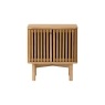 Soho Natural Oak Slatted Bedside Table Soho Natural Oak Slatted Bedside Table