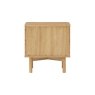 Soho Natural Oak Slatted Bedside Table Soho Natural Oak Slatted Bedside Table