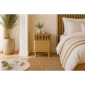 Soho Natural Oak Slatted 3 Drawer Bedside Table Soho Natural Oak Slatted 3 Drawer Bedside Table